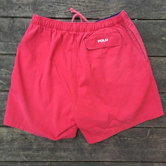 Vintage 90’s Polo By Ralph Lauren Spellout Shorts - Picture 2 of 8